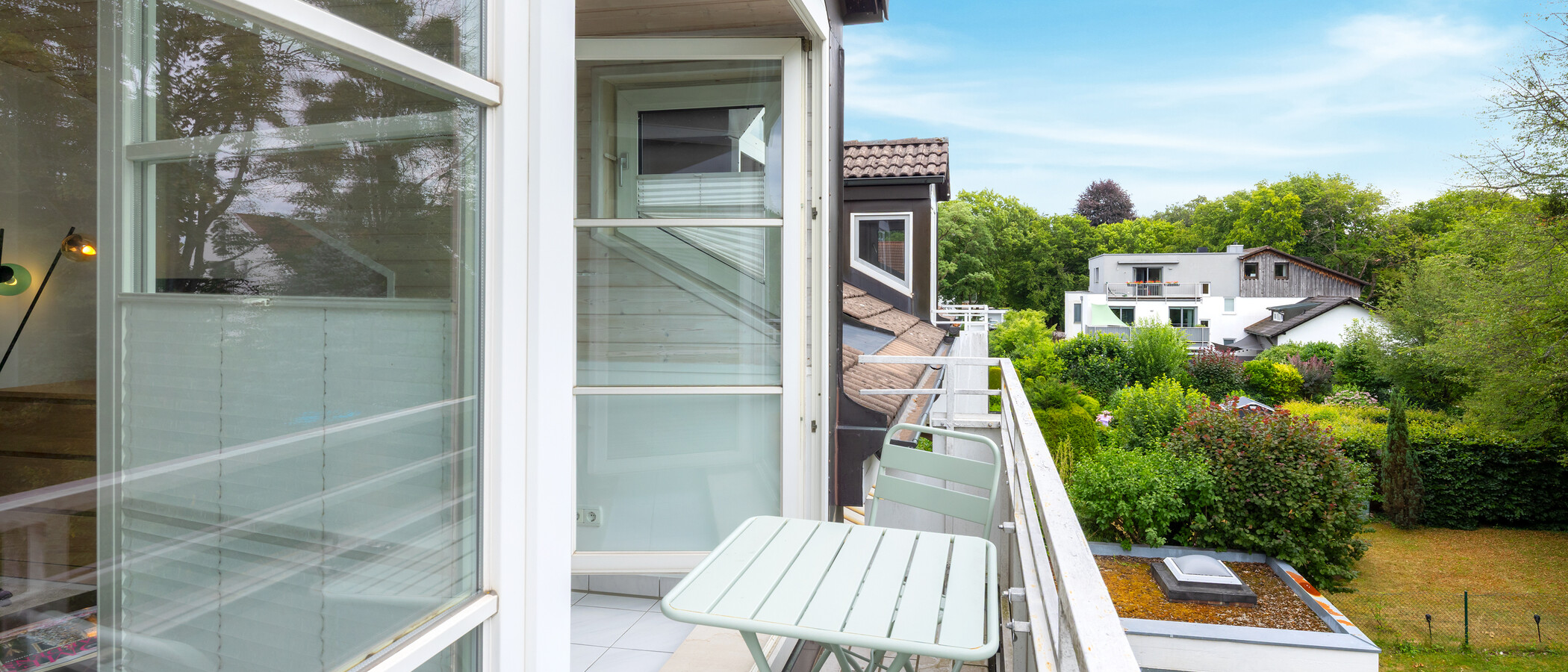 appartement sous les toits München Solln 02 balcon 14919