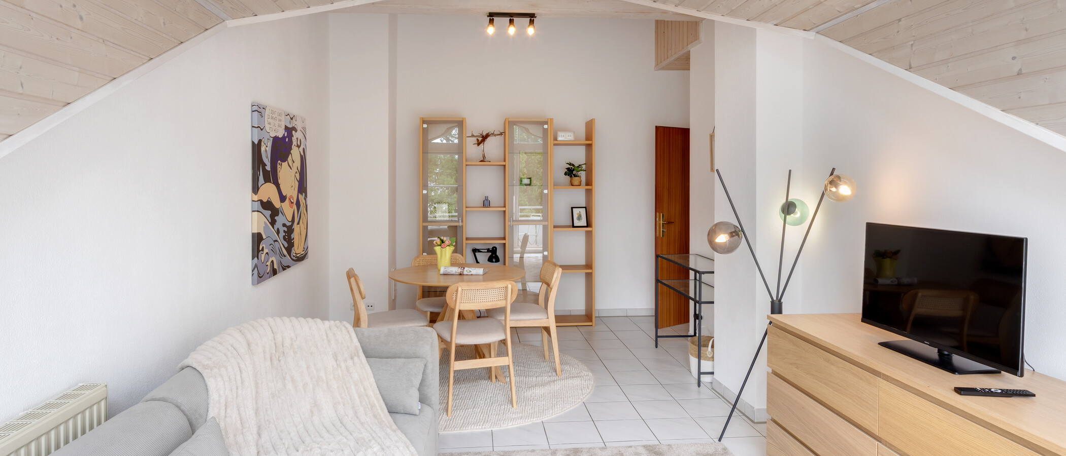 appartement sous les toits München Solln 03 pièce à vivre 14919