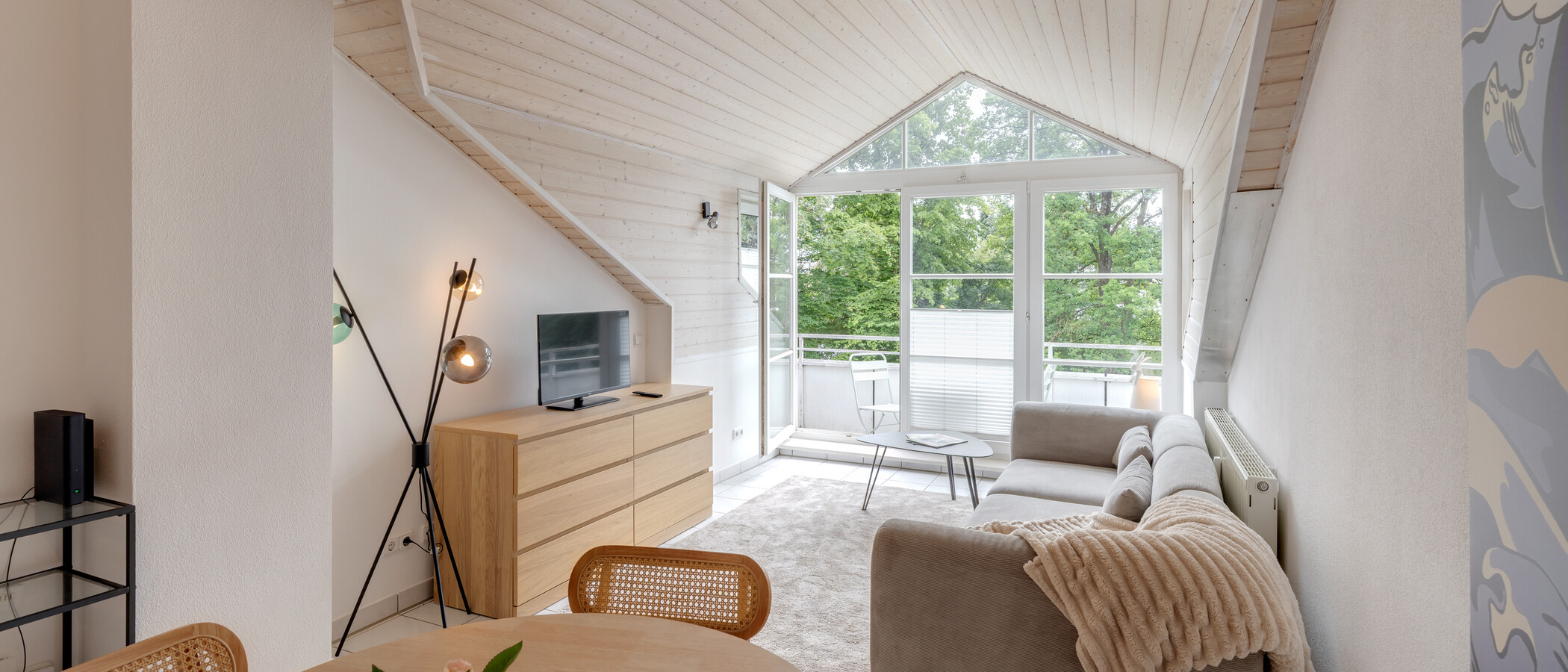 appartement sous les toits München Solln 04 pièce à vivre 14919