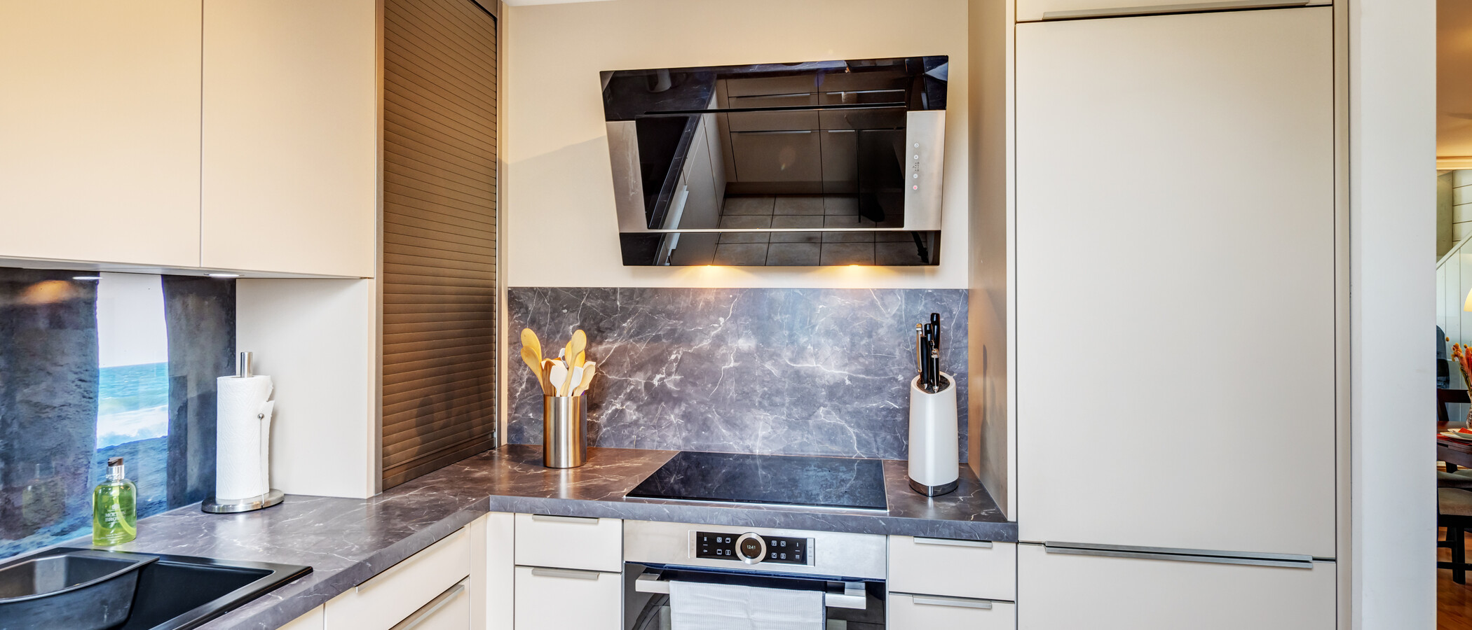 appartement sous les toits München Obergiesing 03 cuisine 14920