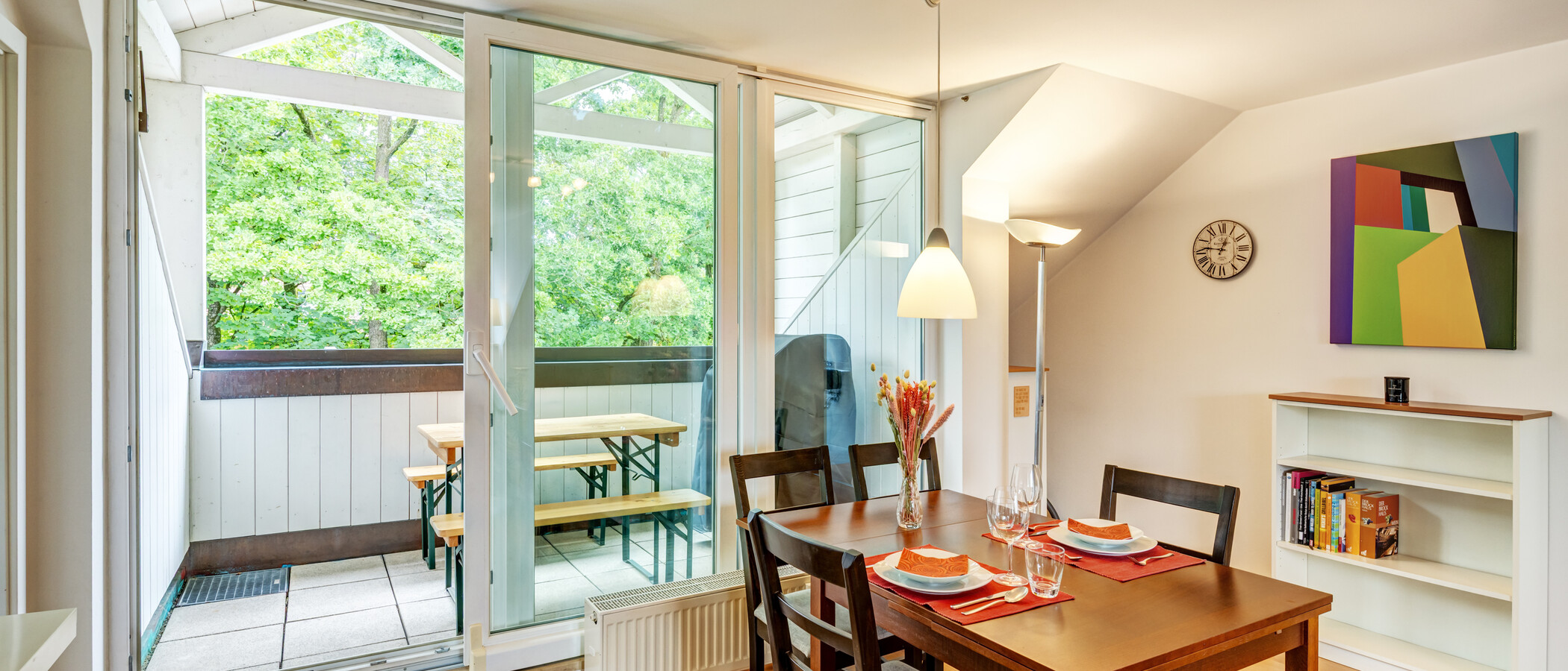 appartement sous les toits München Obergiesing 01 loggia 14920