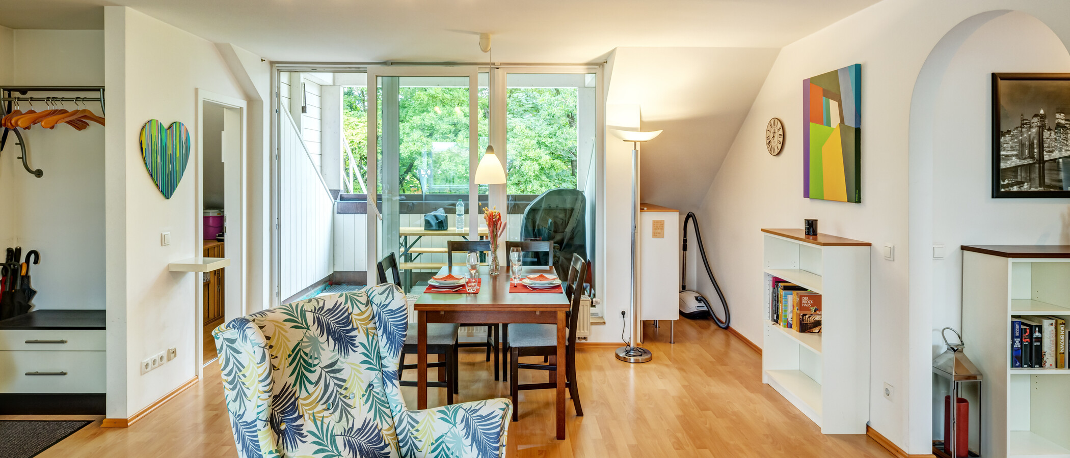 appartement sous les toits München Obergiesing 04 pièce à vivre 14920