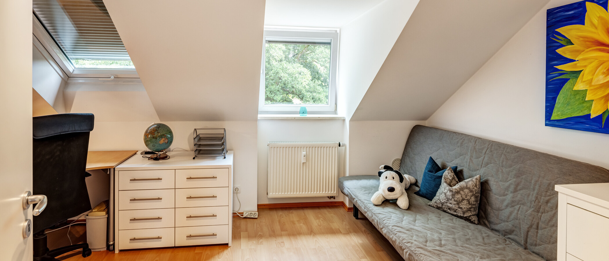appartement sous les toits München Obergiesing 02 Bureau/Chambre d’amis 14920