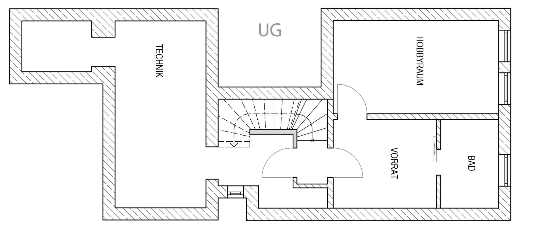 villa Oberhaching 03 plan d'étage 14925