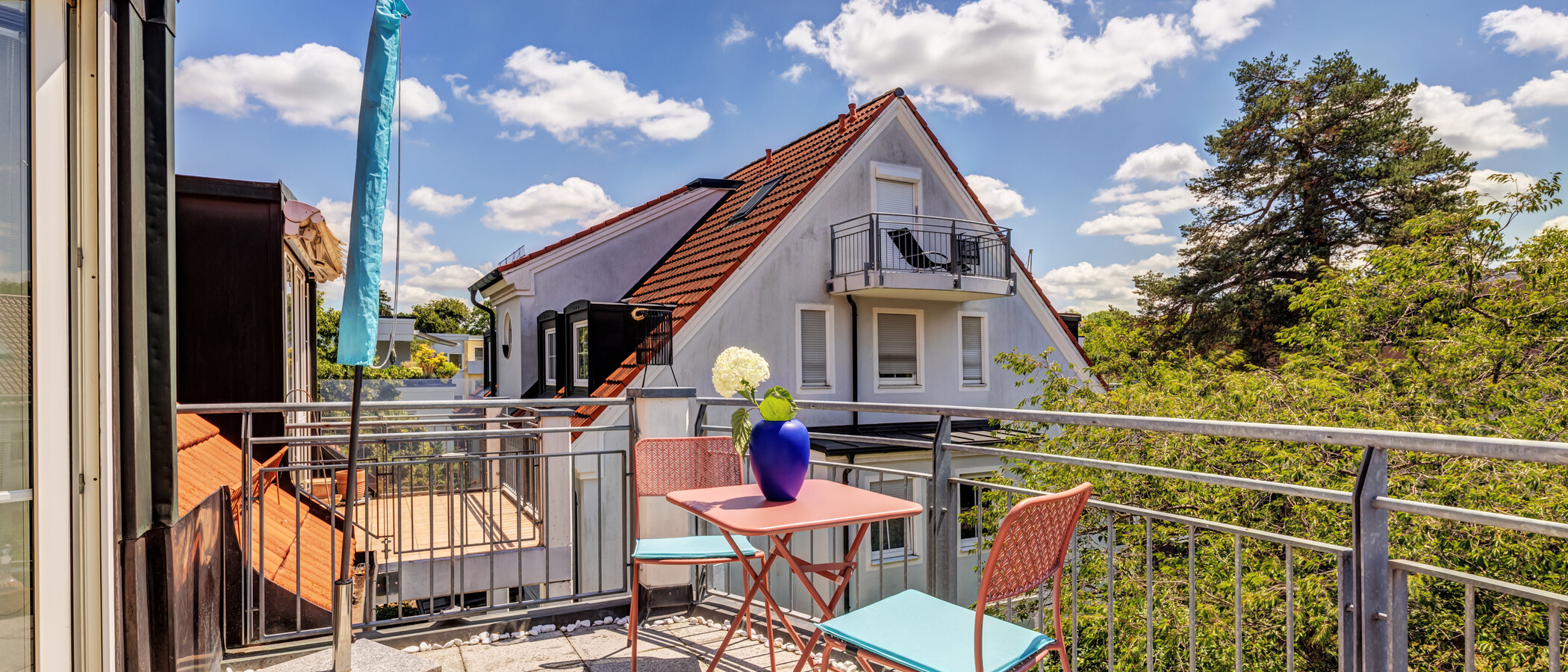 appartement sous les toits München Obermenzing 03 balcon 14927