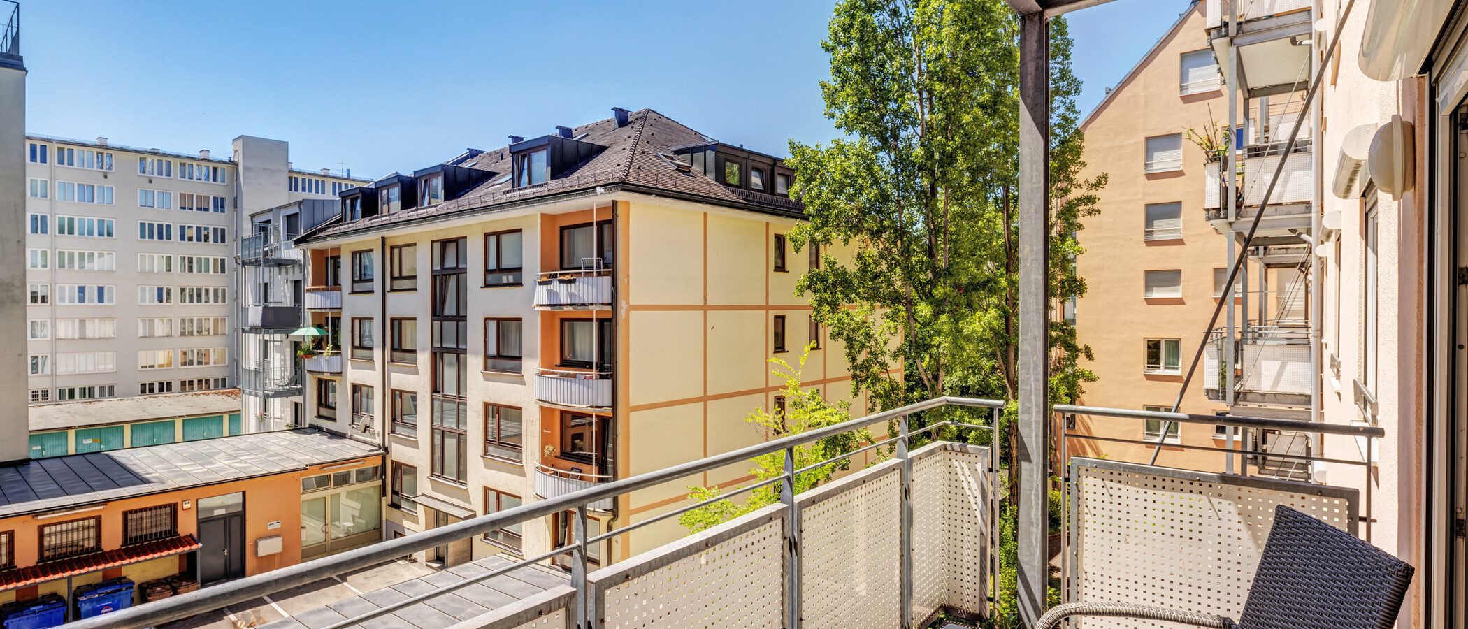 appartement München Maxvorstadt 01 balcon 14928