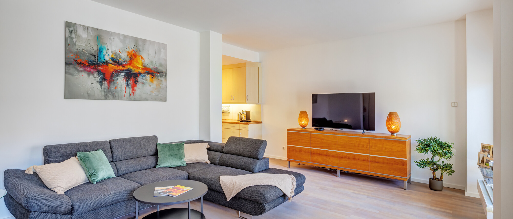 appartement München Maxvorstadt 01 pièce à vivre 14928