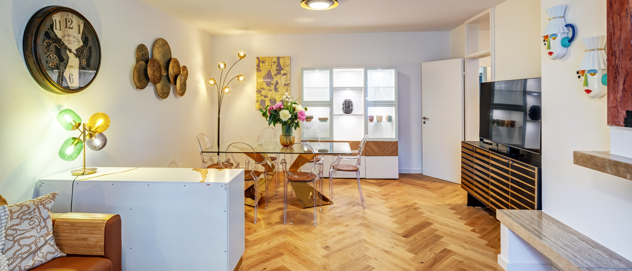 appartement avec jardin München Herzogpark 02 pièce à vivre 14929
