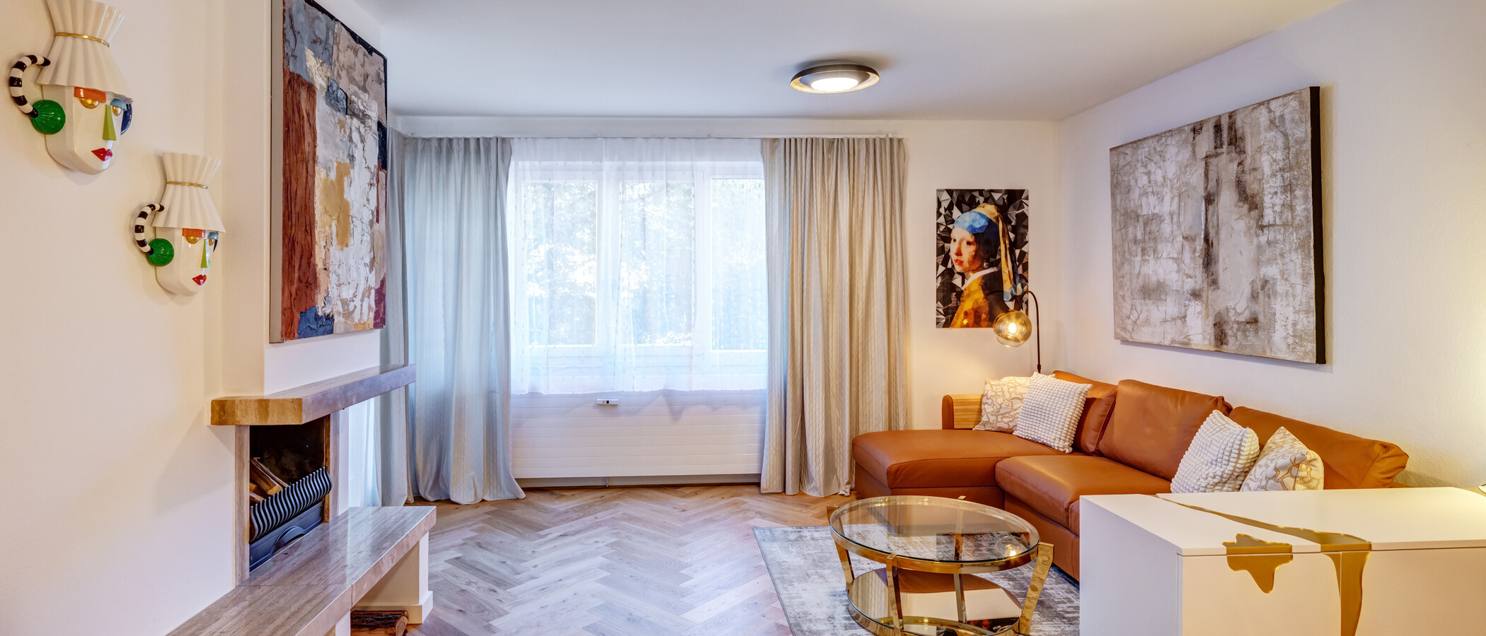 appartement avec jardin München Herzogpark 04 pièce à vivre 14929