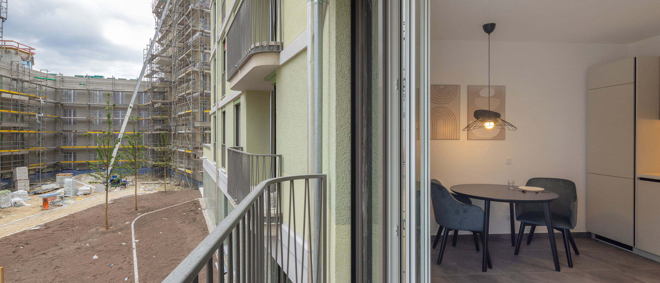 appartement München Berg am Laim 02 balcon 14931
