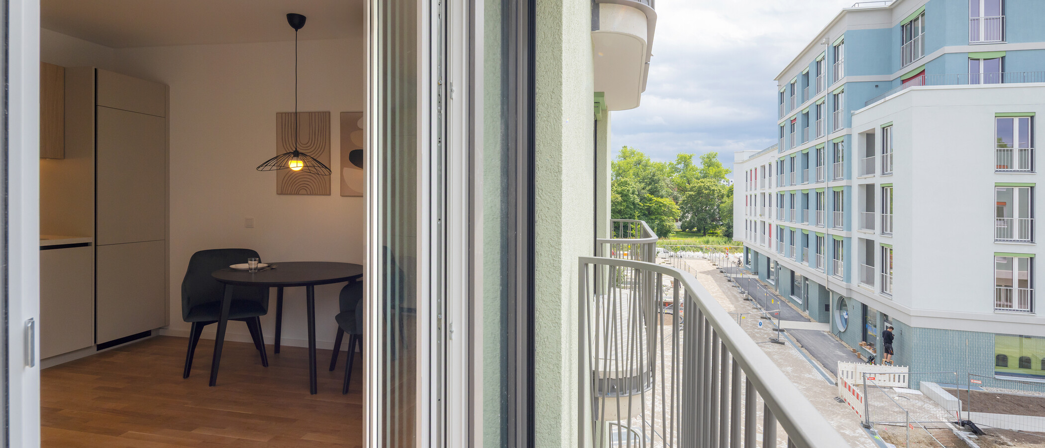 appartement München Berg am Laim 01 balcon 14935