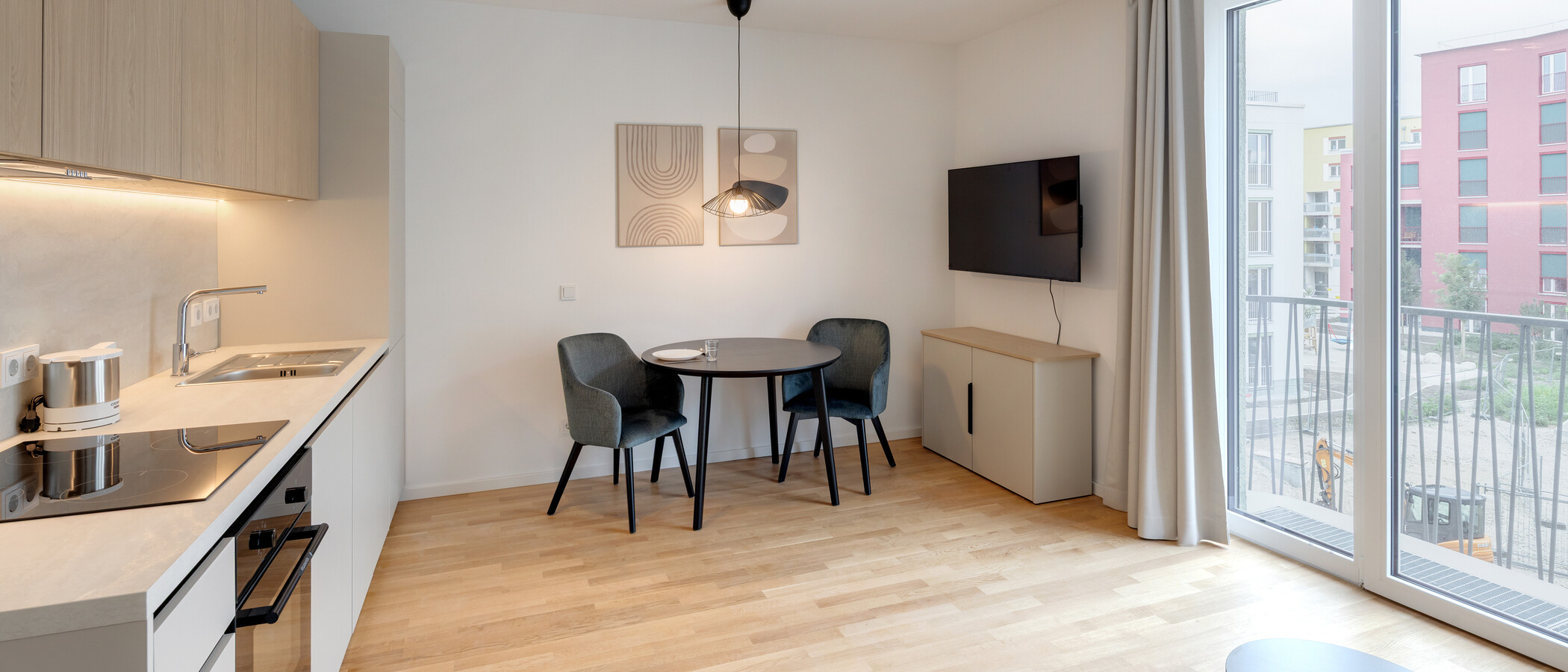 appartement München Berg am Laim 03 pièce à vivre 14935
