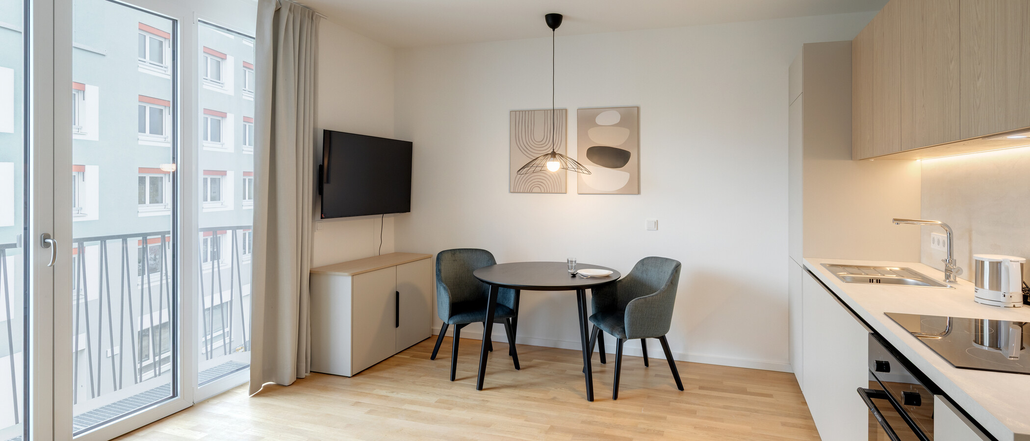 appartement München Berg am Laim 03 pièce à vivre 14936