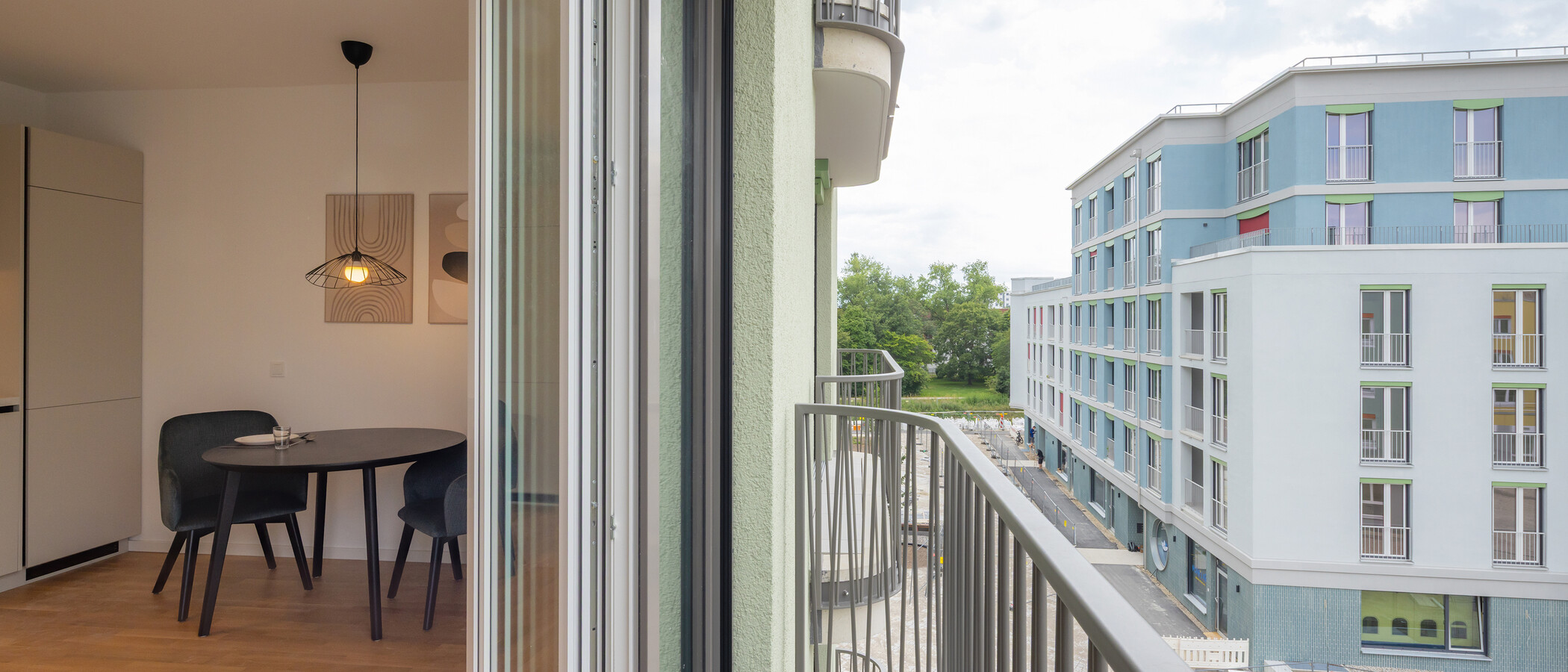appartement München Berg am Laim 01 balcon 14938