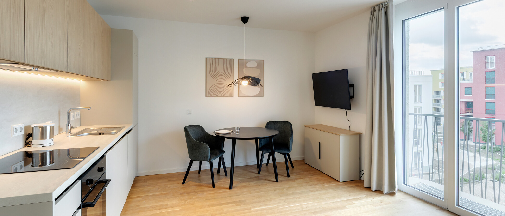 appartement München Berg am Laim 03 pièce à vivre 14938