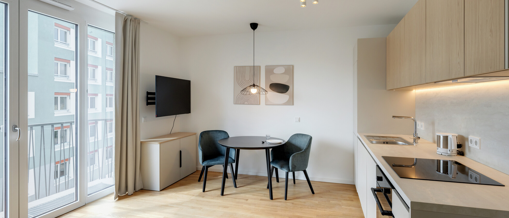 appartement München Berg am Laim 03 pièce à vivre 14939