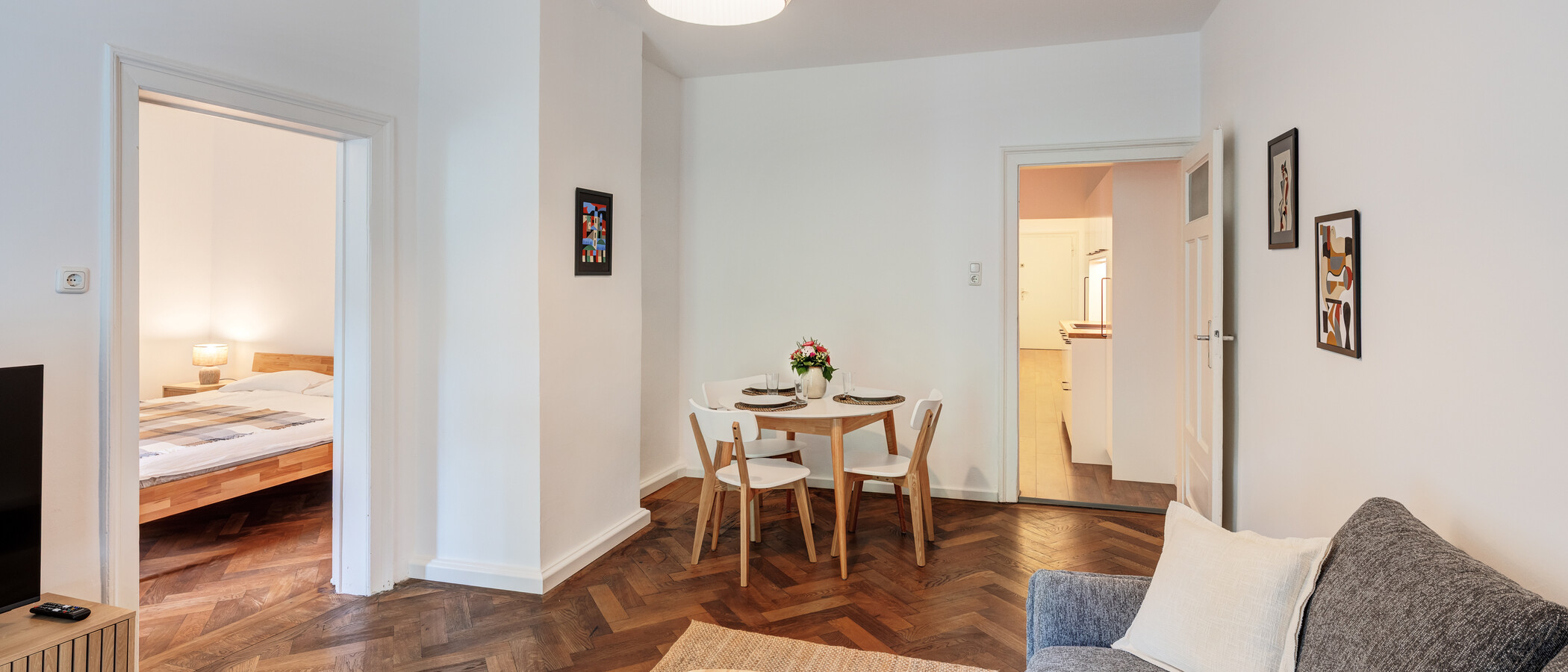 appartement München Neuhausen 02 pièce à vivre 14942