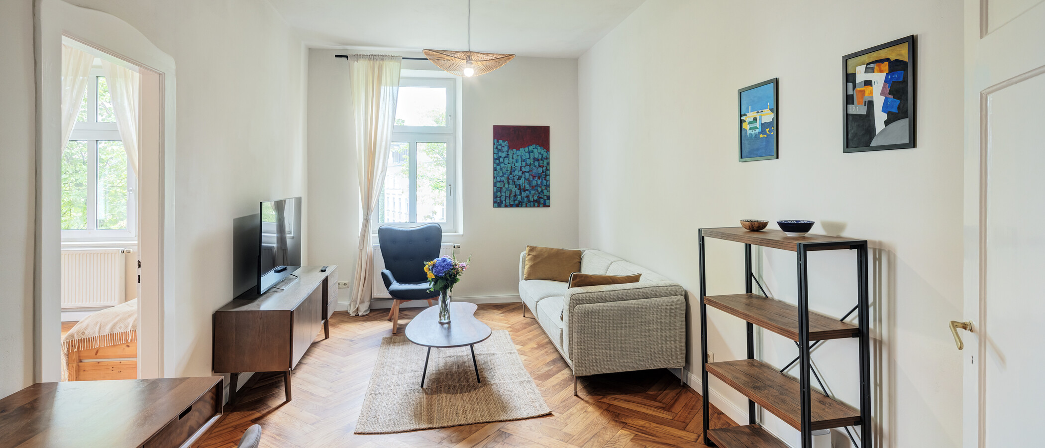 appartement München Neuhausen 01 pièce à vivre 14943