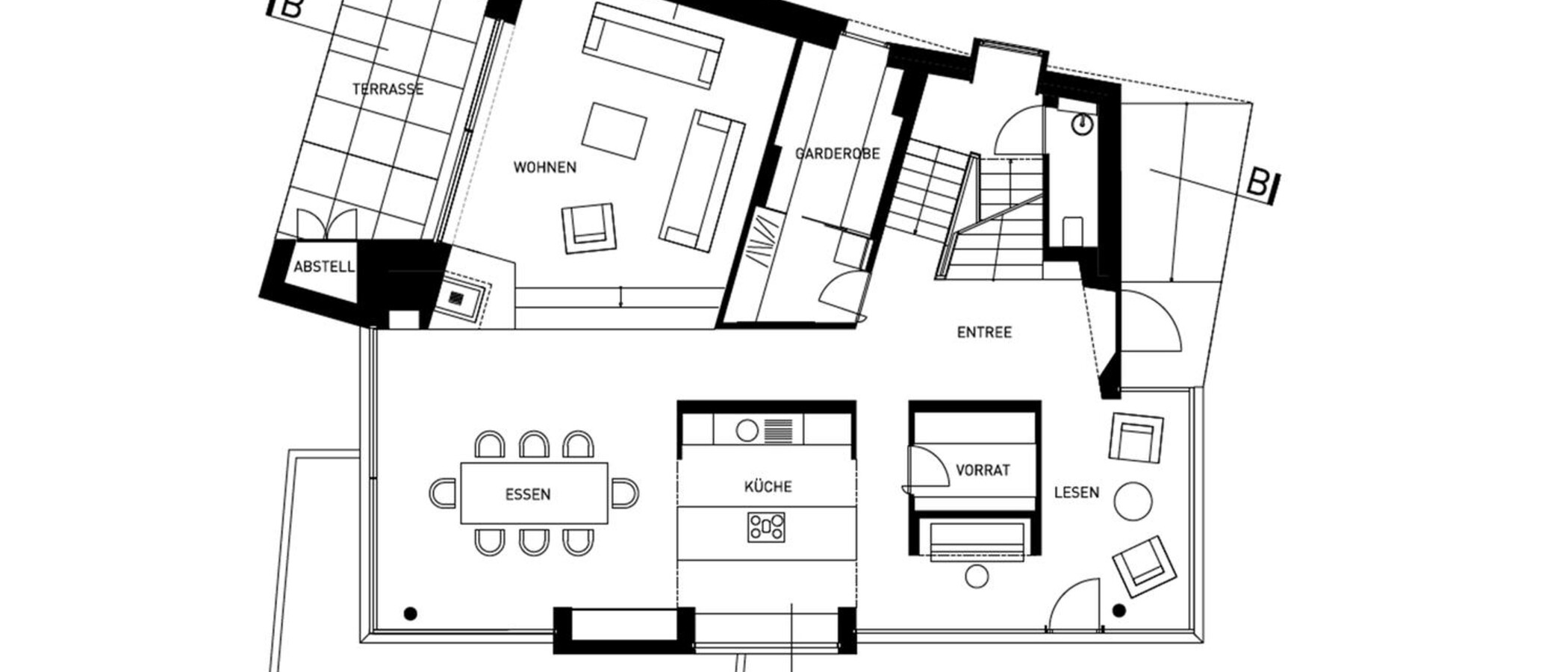 villa München Harlaching 02 plan d'étage 14944