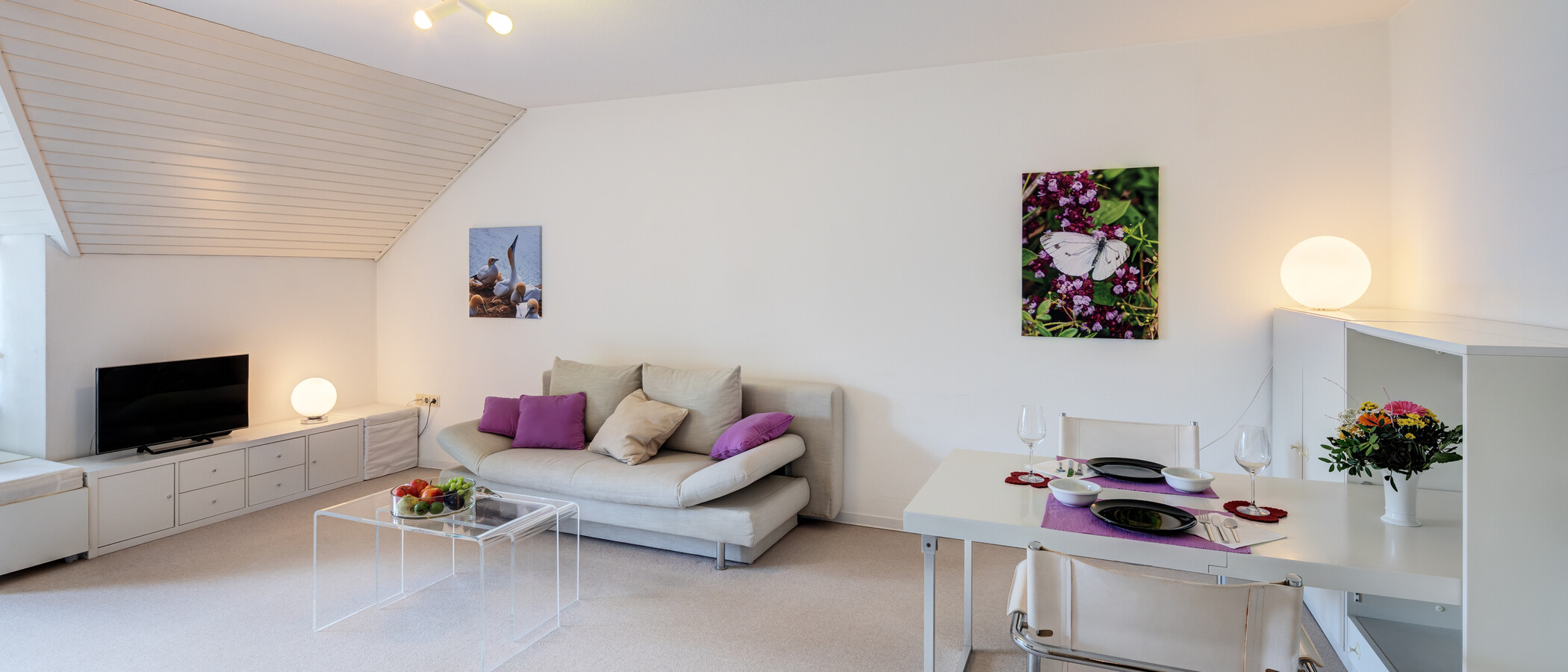 appartement sous les toits Germering 01 pièce à vivre 14946