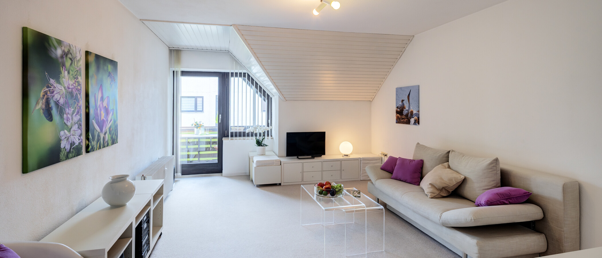 appartement sous les toits Germering 02 pièce à vivre 14946