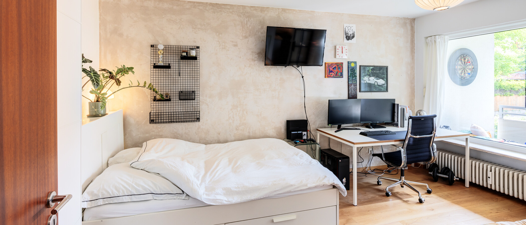 appartement München Harlaching 01 pièce à vivre 14949