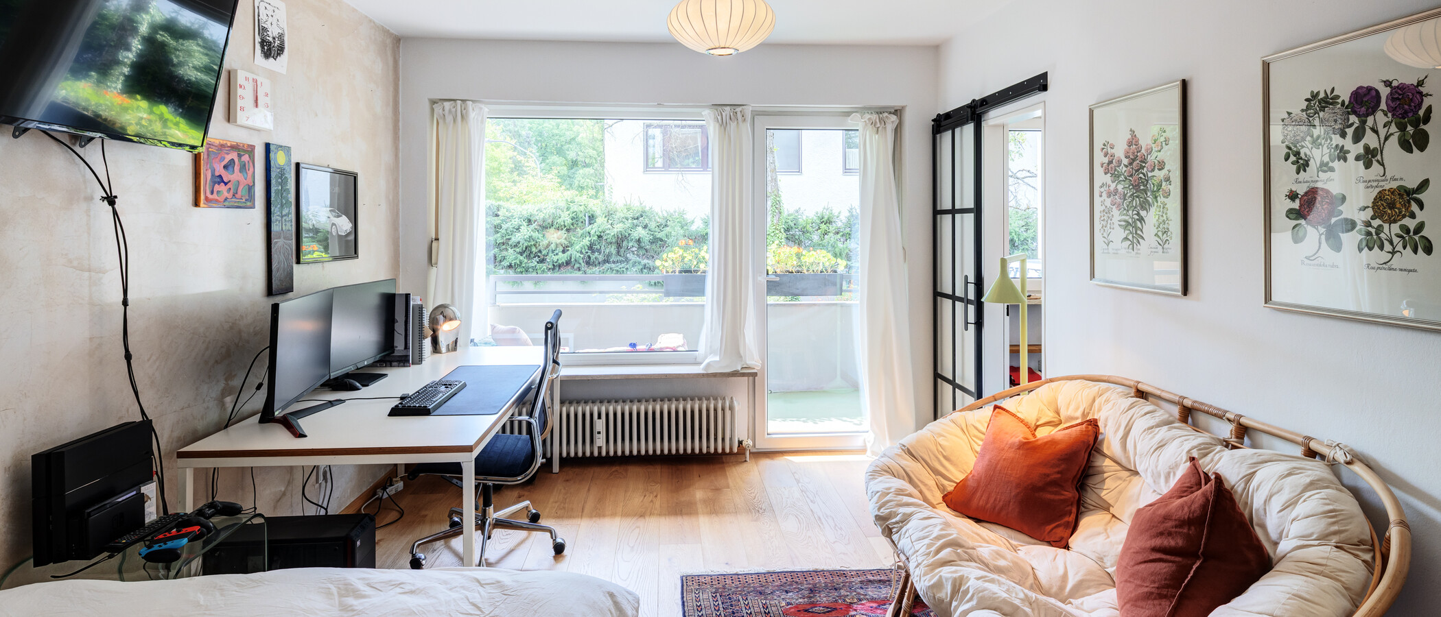 appartement München Harlaching 02 pièce à vivre 14949
