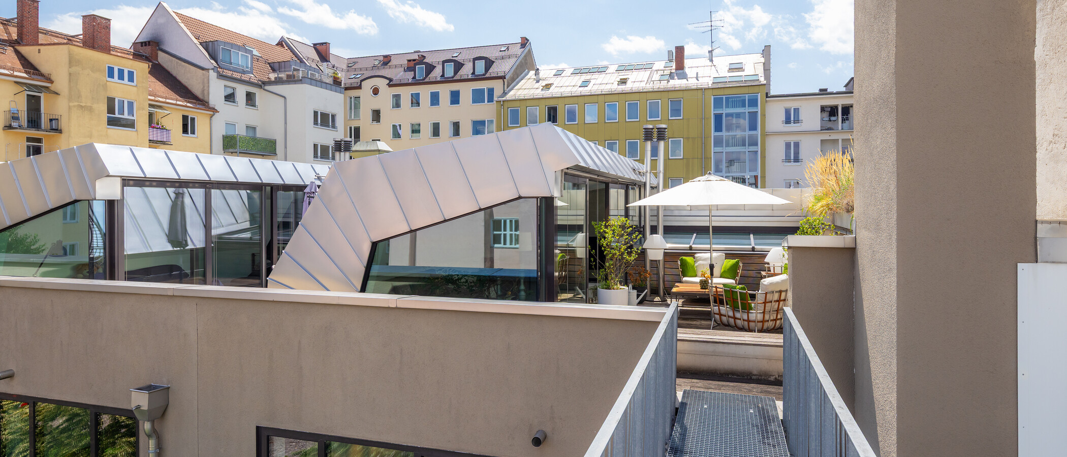 Maison München Maxvorstadt 03 terrasse sur le toit 14950