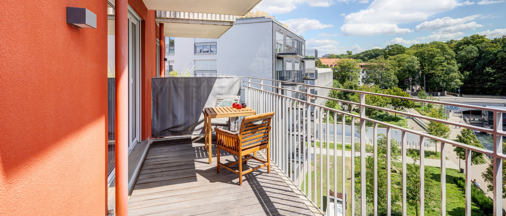 appartement sous les toits München Au 03 balcon 14953