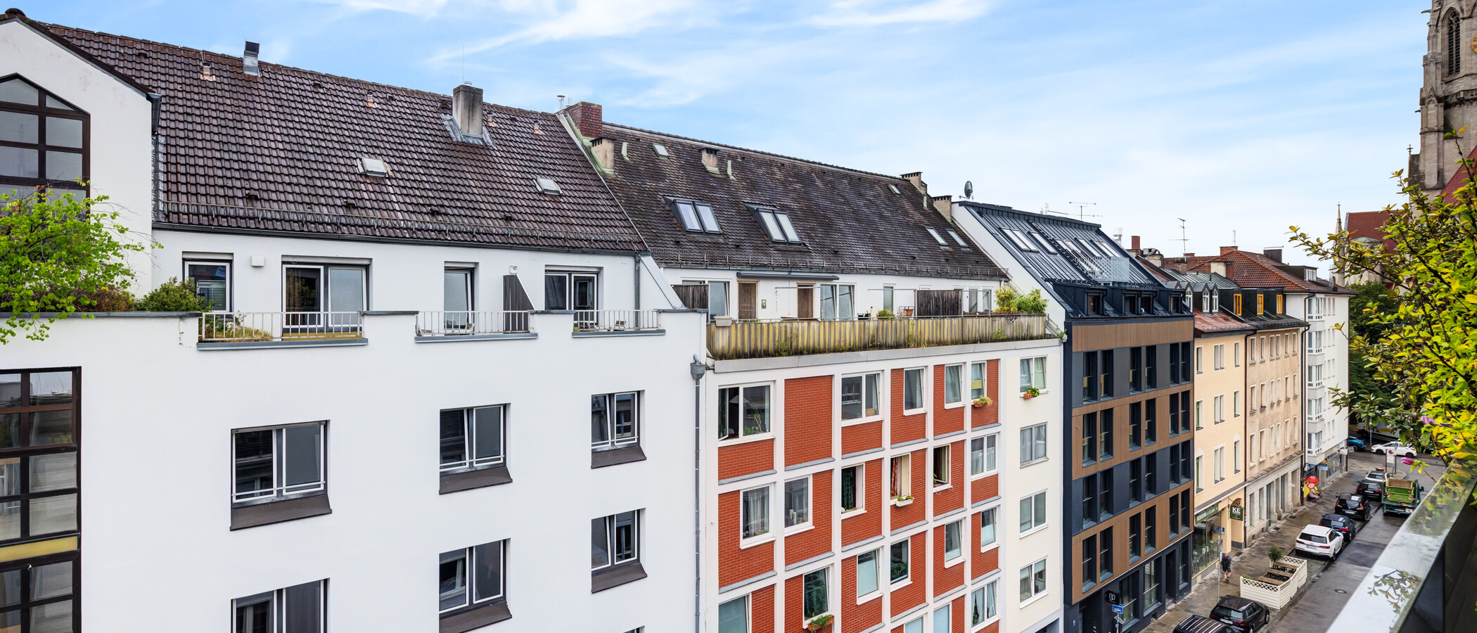 appartement avec terrasse sur le toit München Ludwigsvorstadt 04 vue 14956