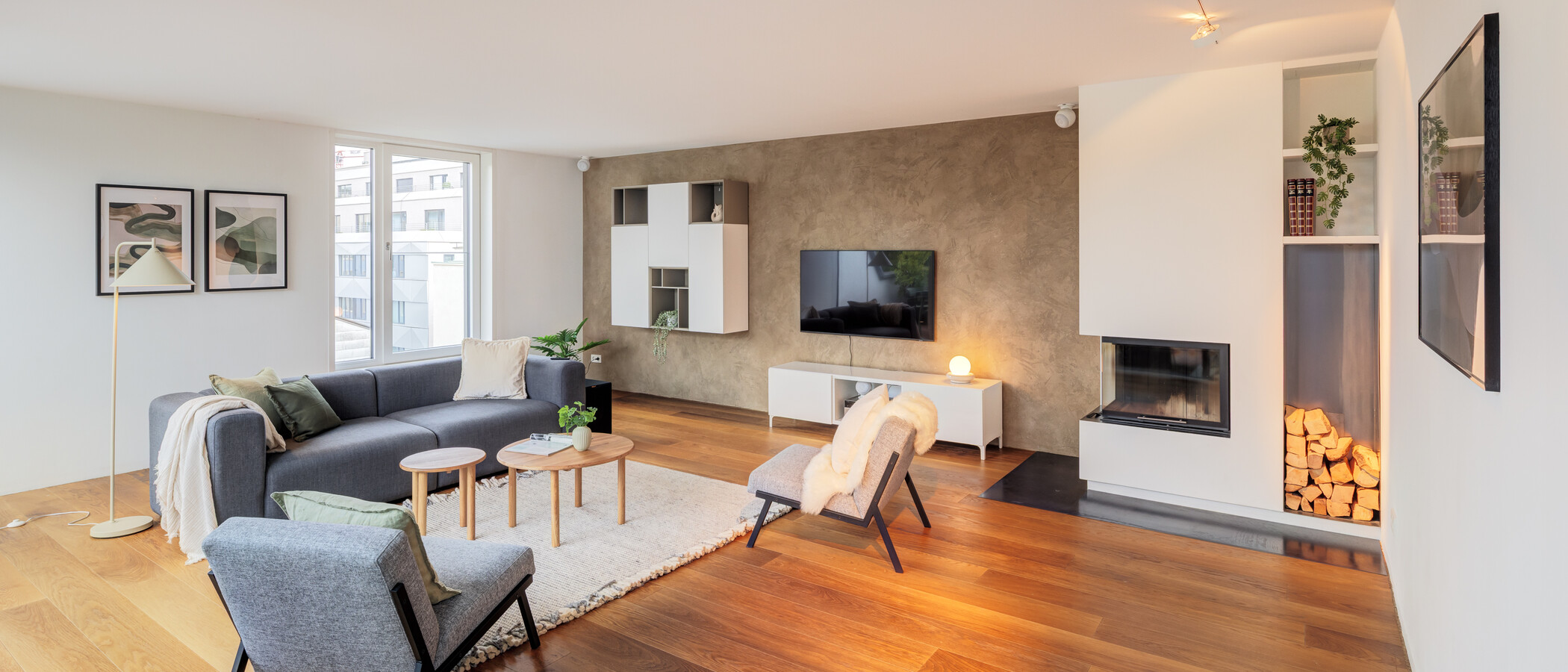 appartement avec terrasse sur le toit München Ludwigsvorstadt 03 pièce à vivre 14956