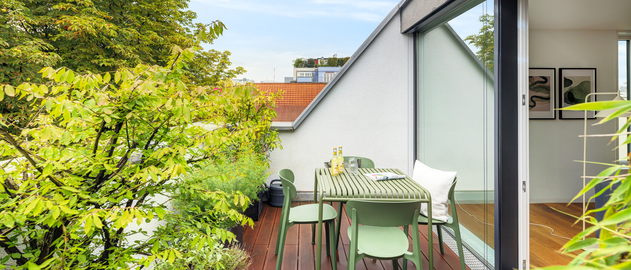appartement avec terrasse sur le toit München Ludwigsvorstadt 02 terrasse sur le toit 14956