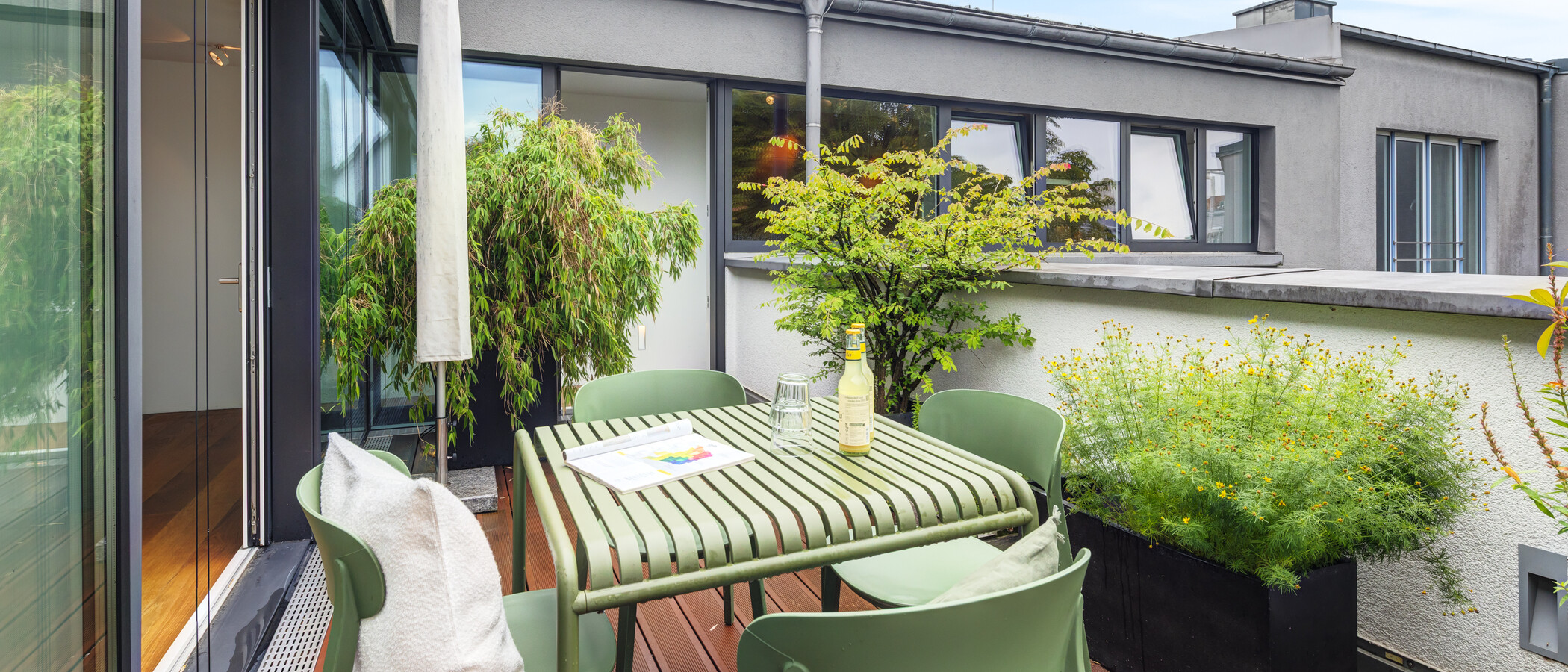 appartement avec terrasse sur le toit München Ludwigsvorstadt 03 terrasse sur le toit 14956