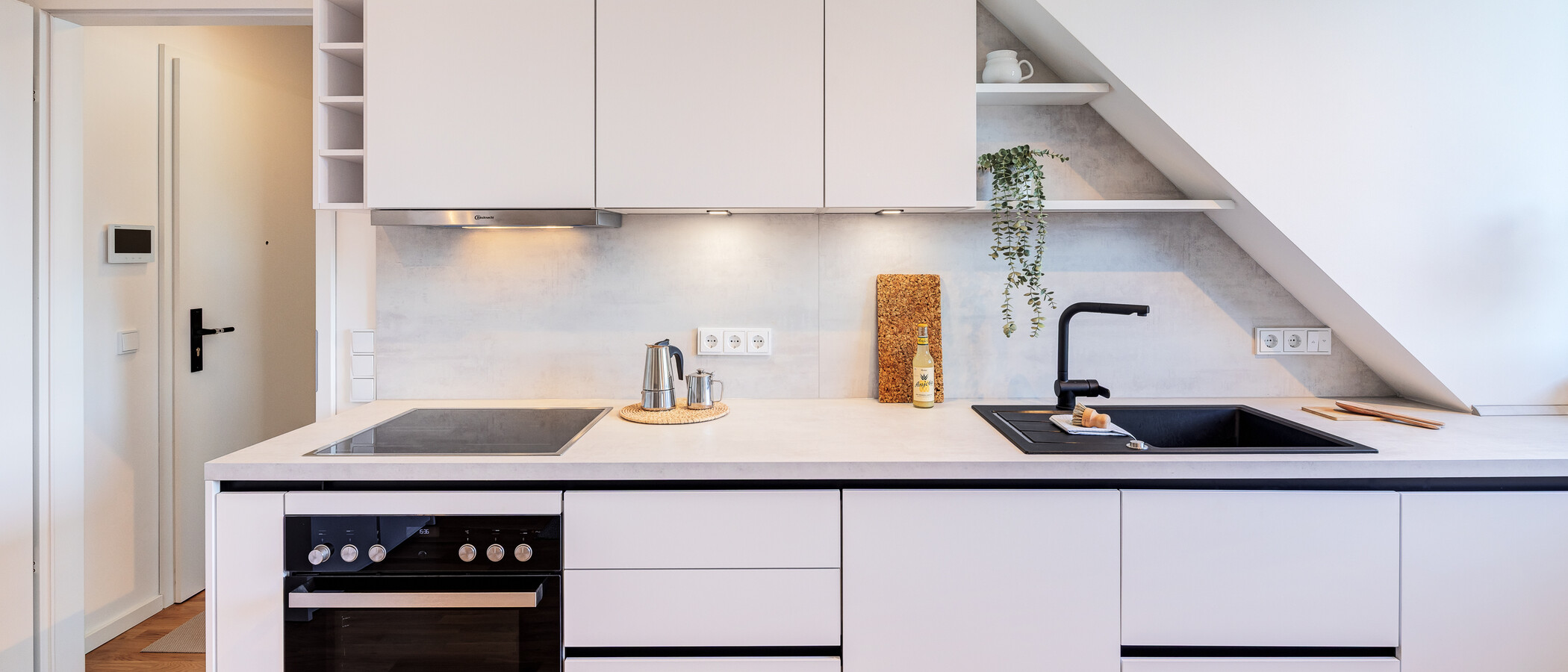 appartement sous les toits München Riem 01 cuisine 14957