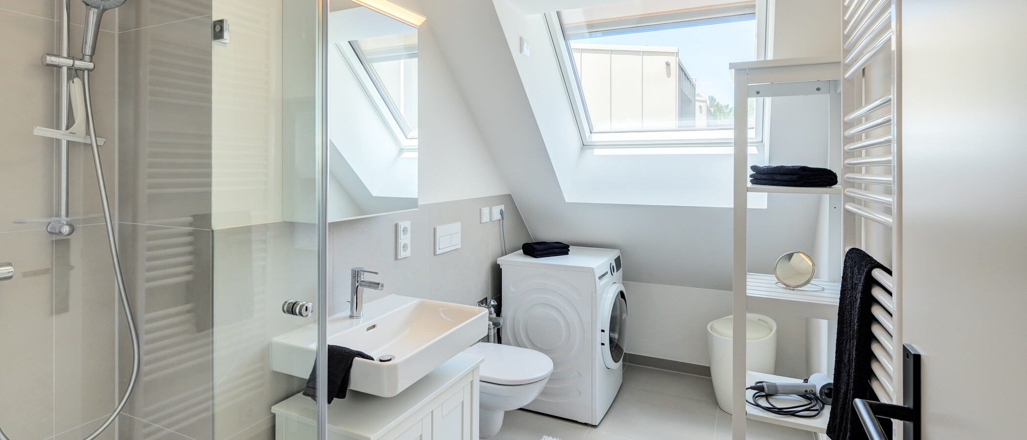 appartement sous les toits München Riem 01 salle de bain 14957