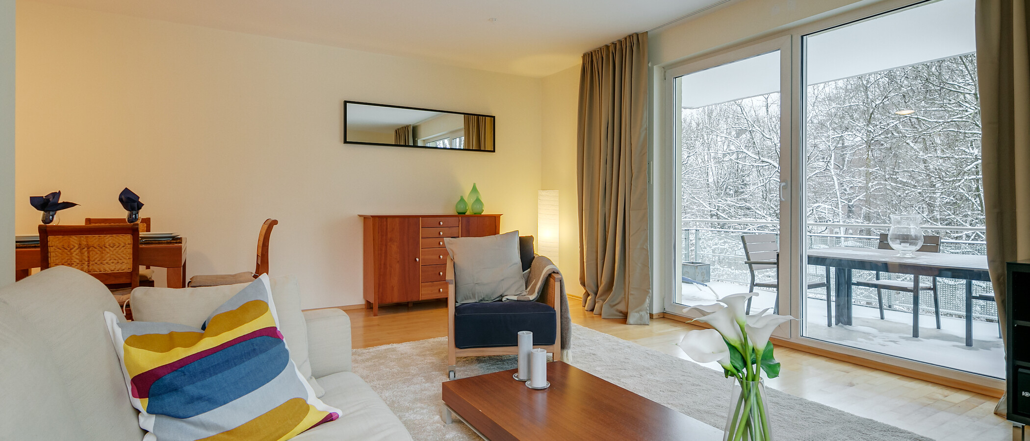 appartement München Glockenbachviertel 04 salon 1496