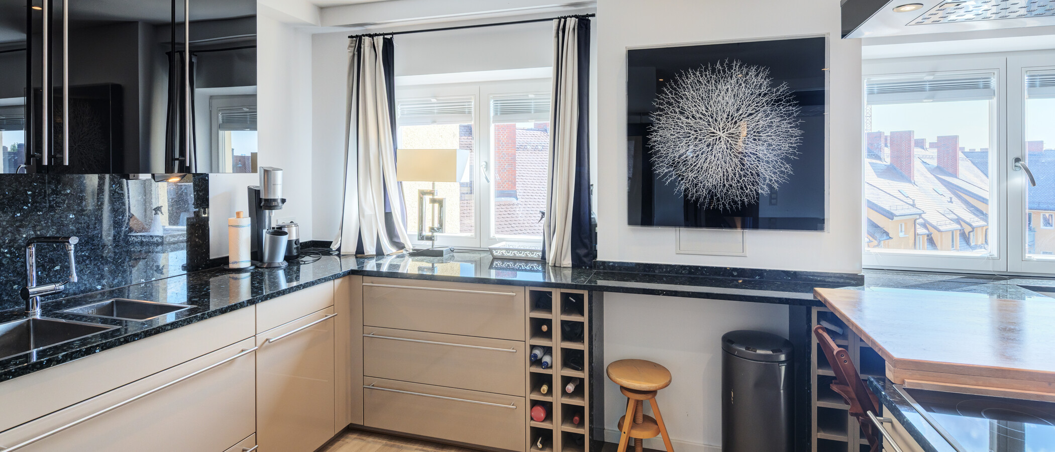 appartement style maisonnette München Haidhausen 02 cuisine 14963