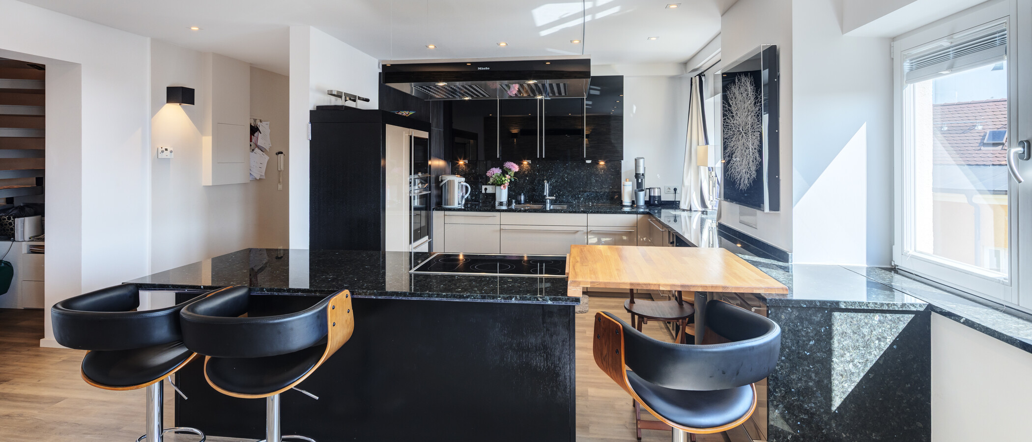 appartement style maisonnette München Haidhausen 04 pièce à vivre 14963