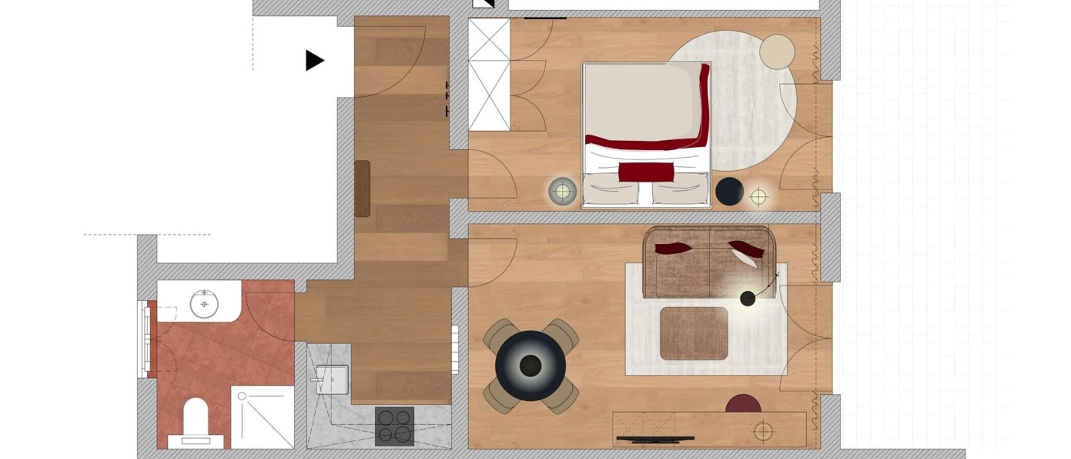 appartement Rottach-Egern 01 plan d'étage 14964