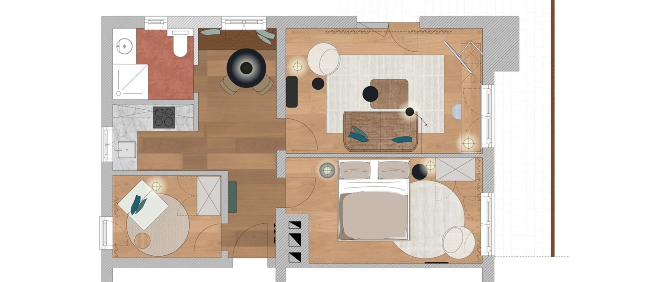 appartement Rottach-Egern 01 plan d'étage 14965