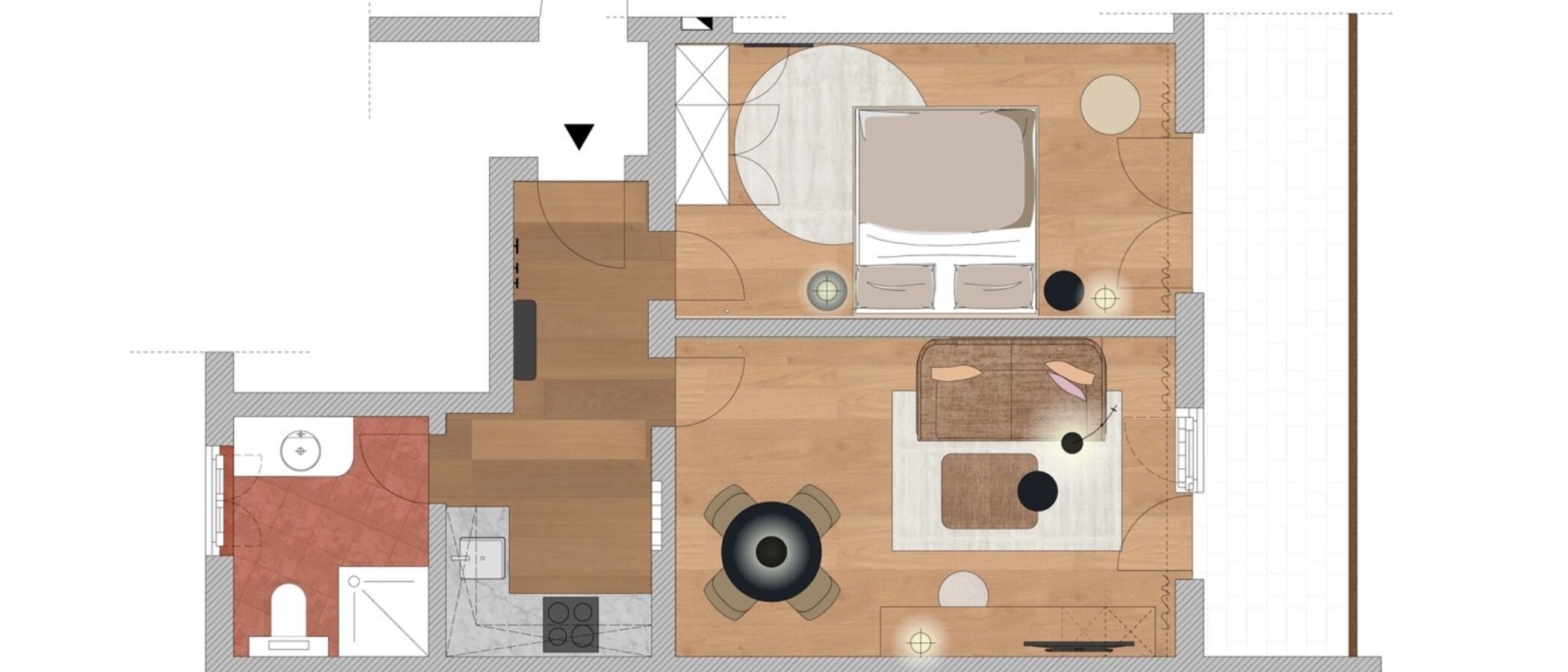appartement Rottach-Egern 01 plan d'étage 14966