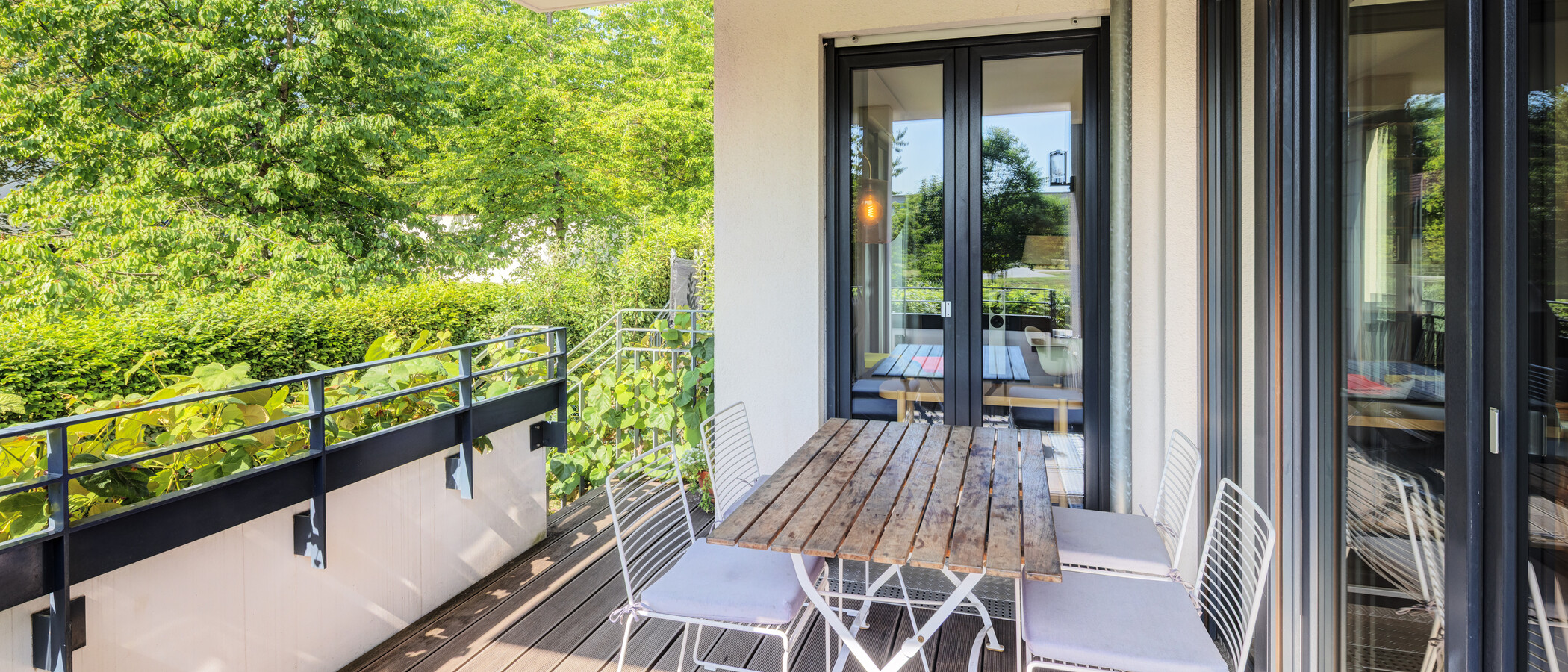 appartement style maisonnette München Oberföhring 03 balcon 14969