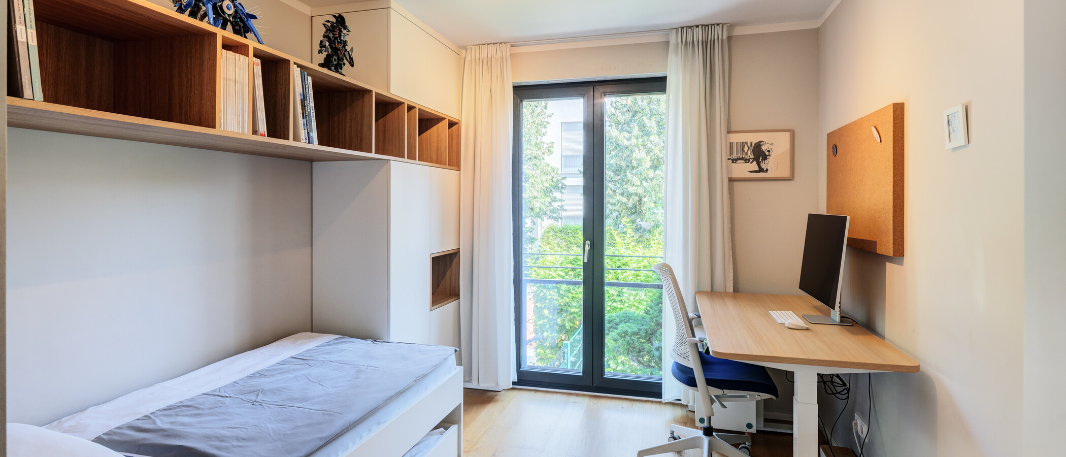 appartement style maisonnette München Oberföhring 01 2ième chambre 14969