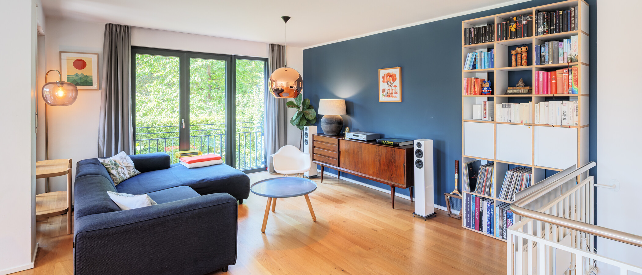 appartement style maisonnette München Oberföhring 02 pièce à vivre 14969