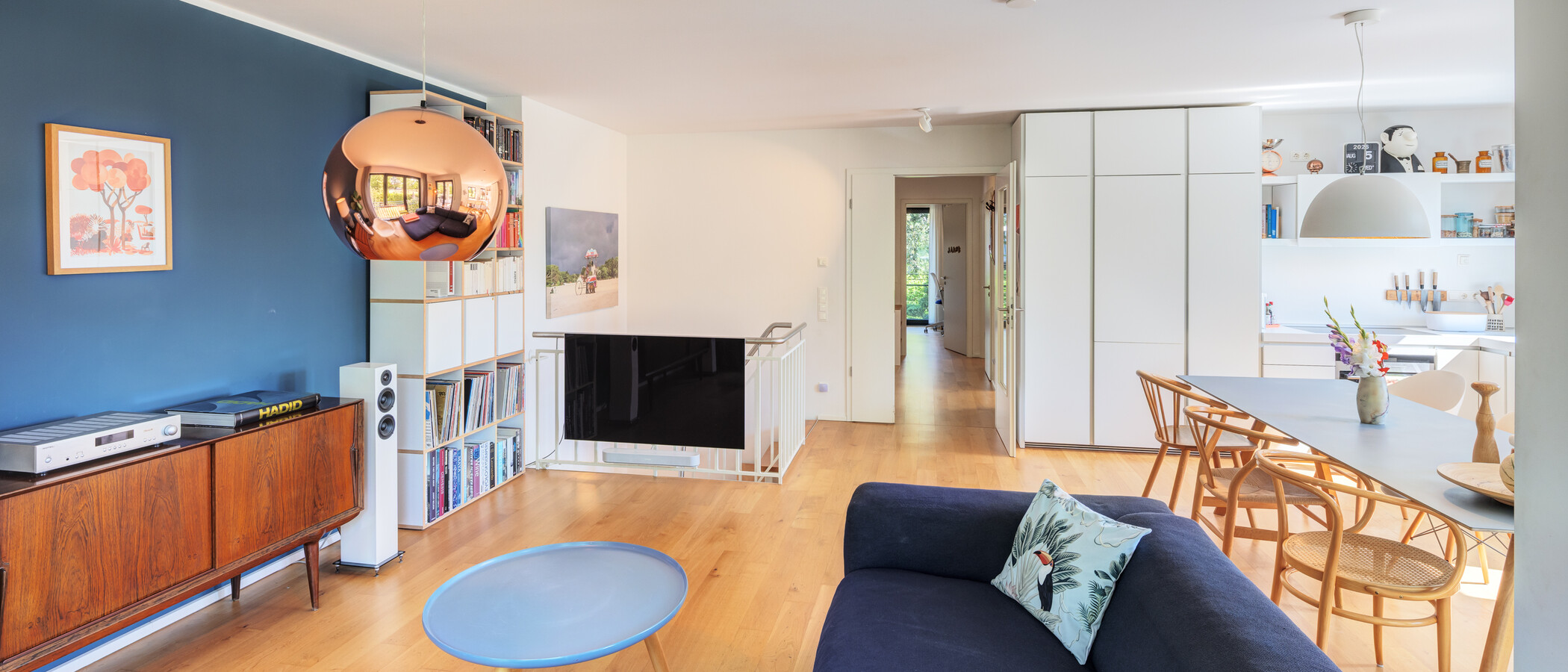 appartement style maisonnette München Oberföhring 03 pièce à vivre 14969