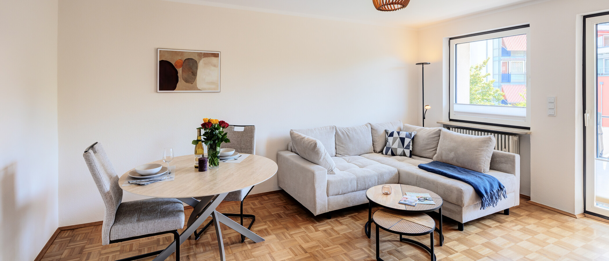 appartement München Untergiesing 04 salle de séjour 14971