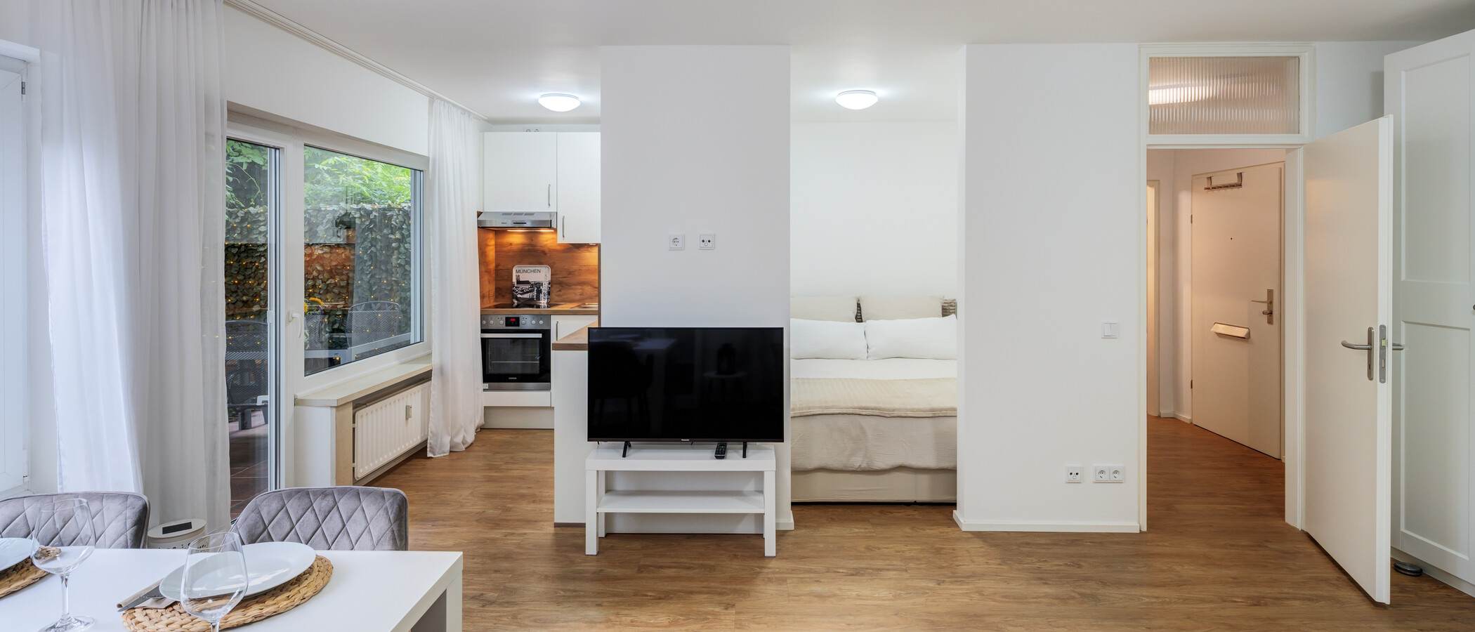 appartement München Parkstadt Solln 04 pièce à vivre 14974
