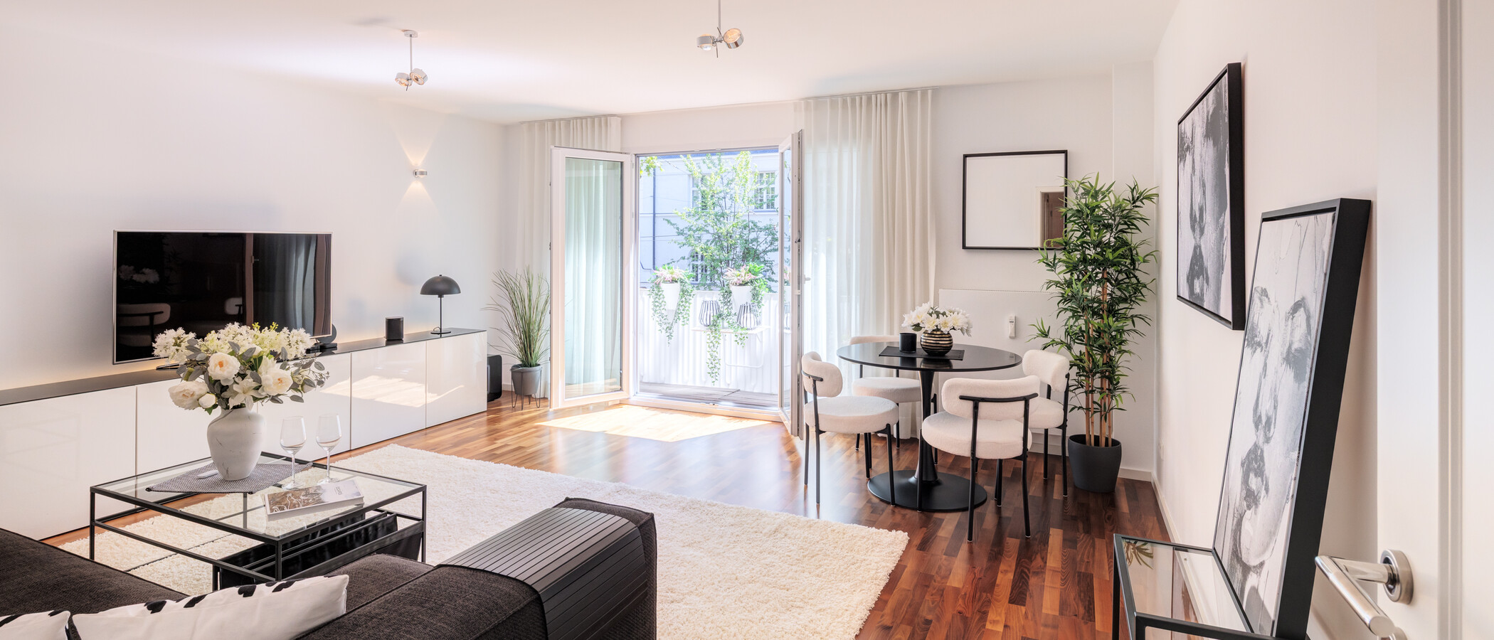 appartement München Schwabing-West (rund um den Hohenzollernplatz) 01 salle de séjour 14976
