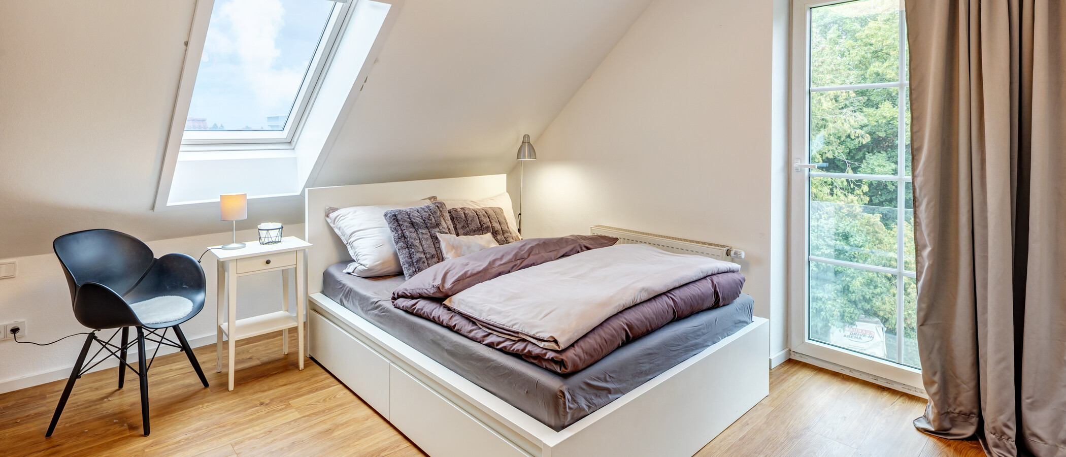 appartement sous les toits München Untermenzing 01 chambre 14986
