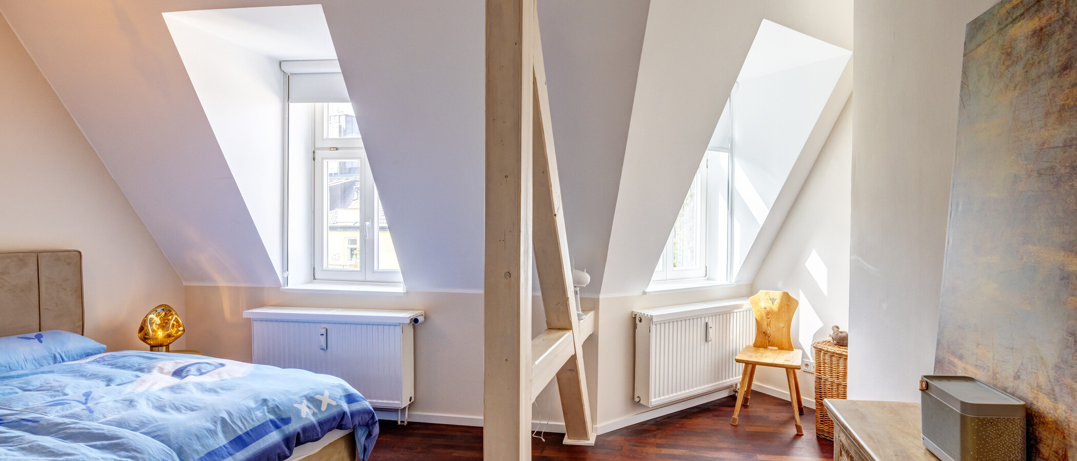 appartement style maisonnette München Ludwigsvorstadt 02 1ère chambre 14989